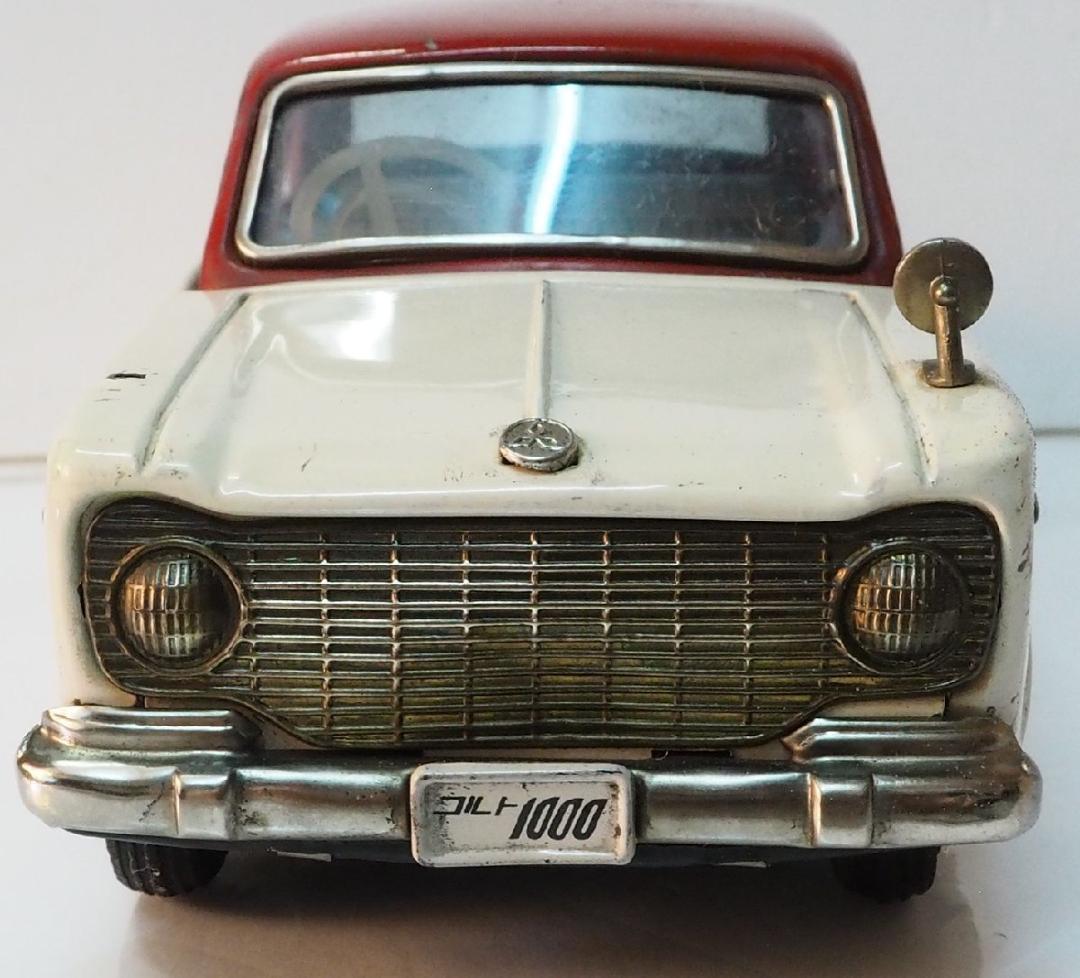 萬代屋【三菱コルト 1000 赤白 ミラー欠】フリクション ブリキTIN【箱無】