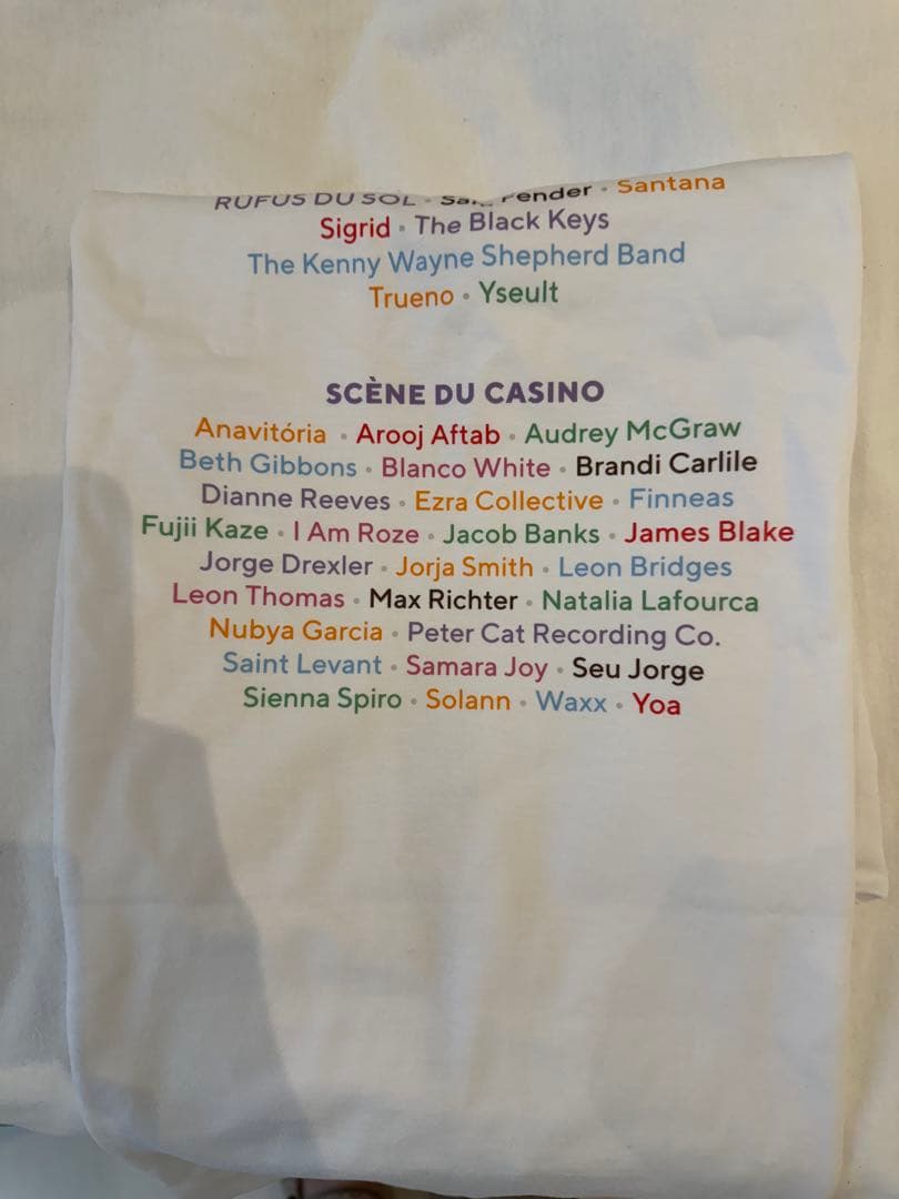 モントルー・ジャズ・フェスティバル Tシャツ　XL