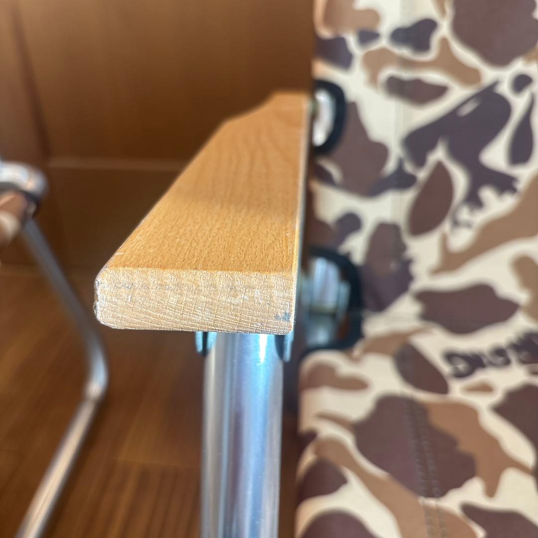 CAMP OUT キャプテンスタッグ迷彩柄 アウトドアチェア2脚セット