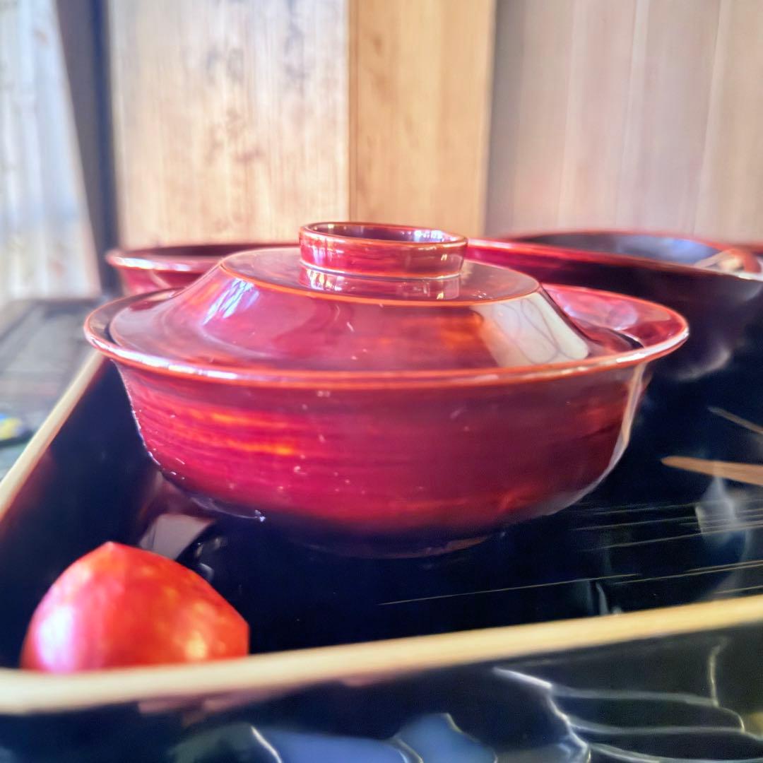 2244様感謝‼️感謝価格‼️超絶JAPAN蒔絵あけぼの❌黒 秋草蒔絵　茶懐石椀5客