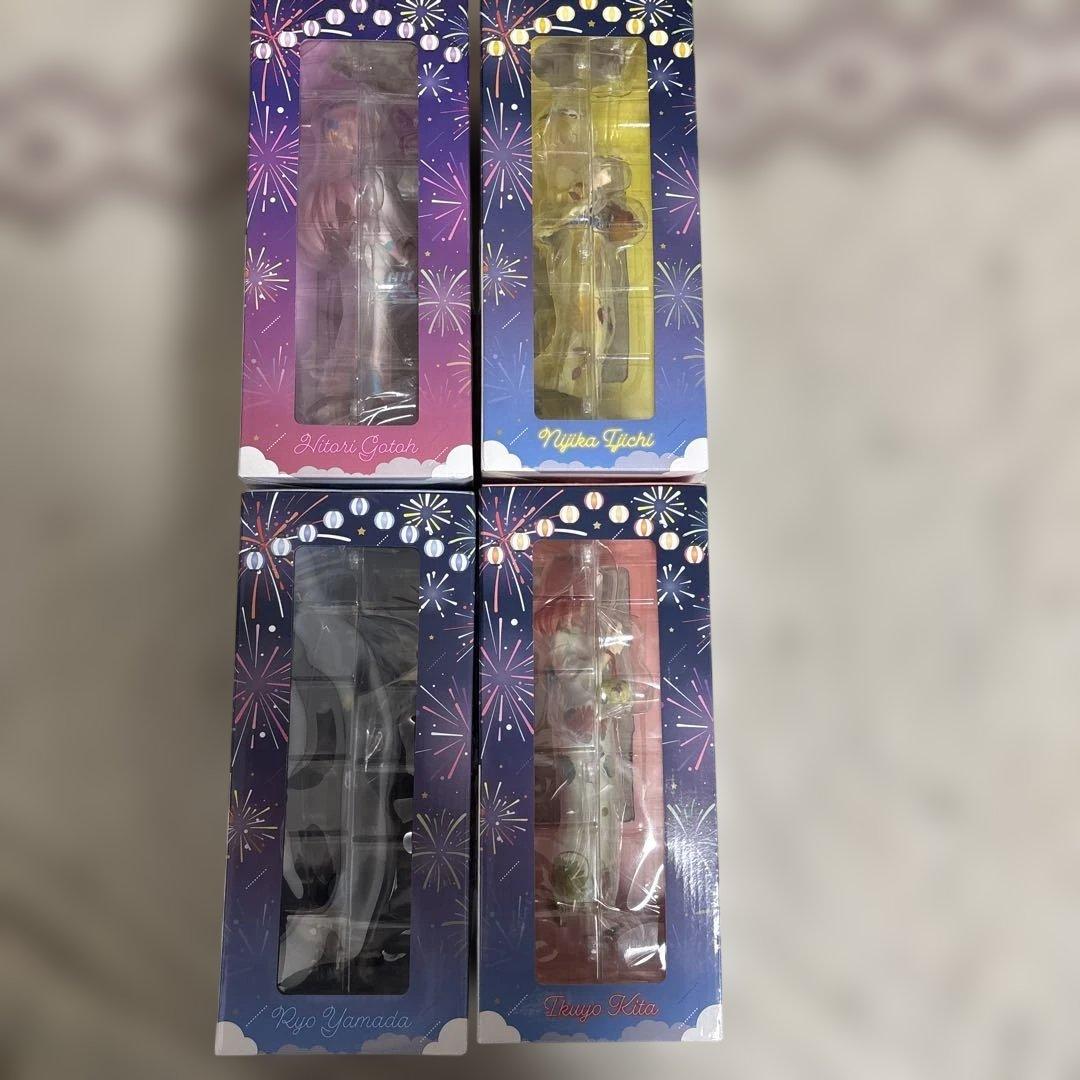 ぼっちざろっく 一番くじ 浴衣フィギュア　4体セット