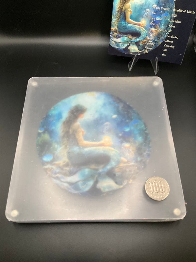 WHISPERS OF THE DEEP マーメイド 1oz 純銀貨