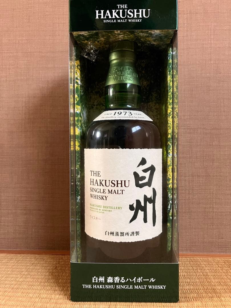 白州　ウィスキーTHE HAKUSHU SINGLE MALT WHISKY