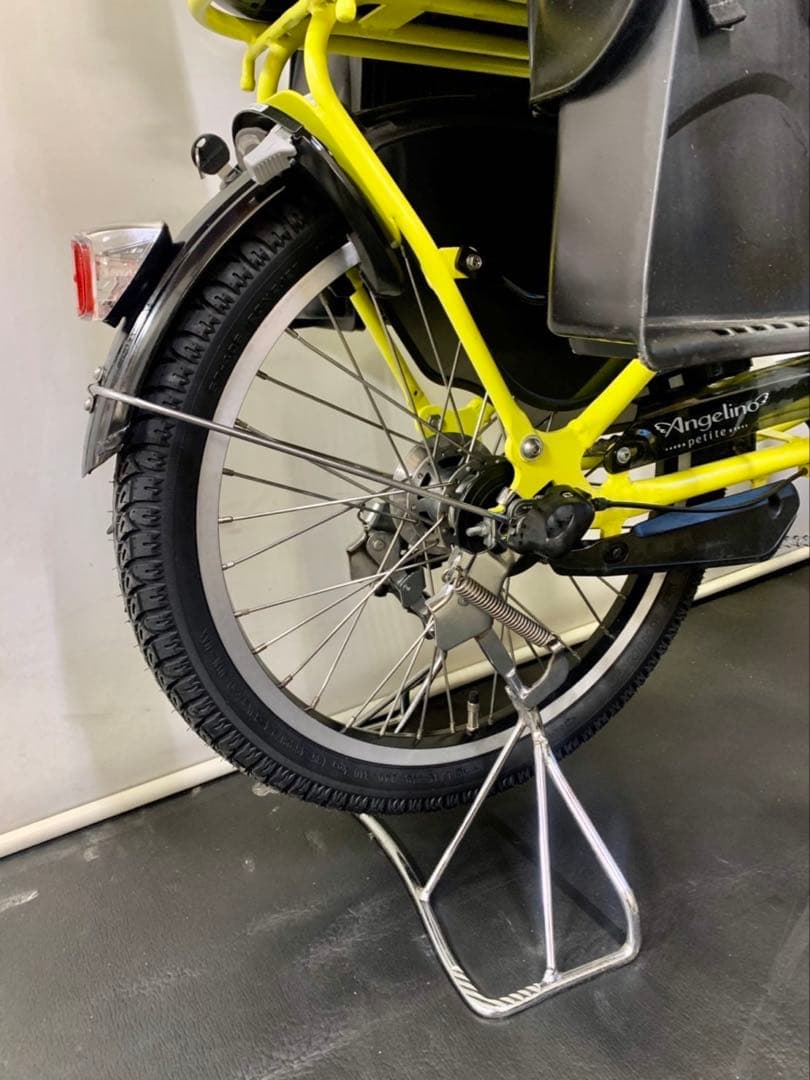 1年保証 送料無料　ブリヂストン　20インチ　黄色　子供乗せ　電動アシスト自転車
