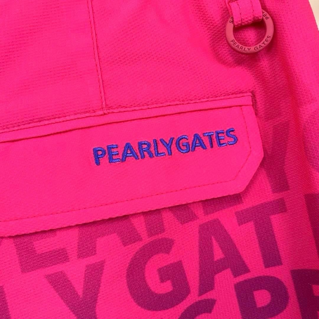 【新品】パーリーゲイツ ロゴ総柄ショートパンツ（0）