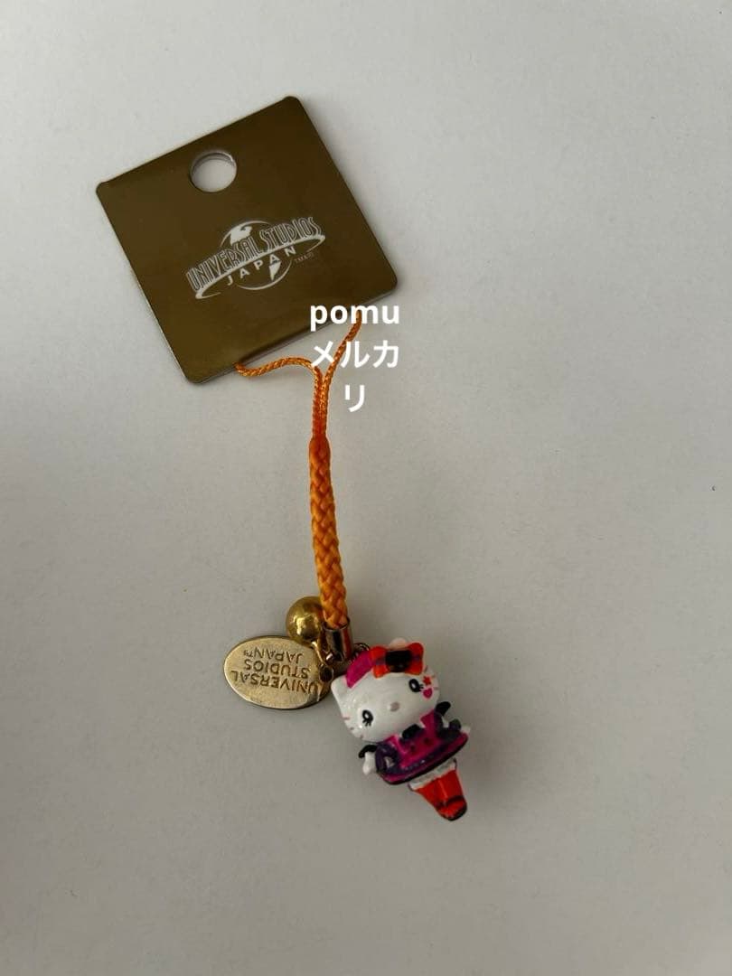 キティ　usj ユニバ　ストラップ　根付け