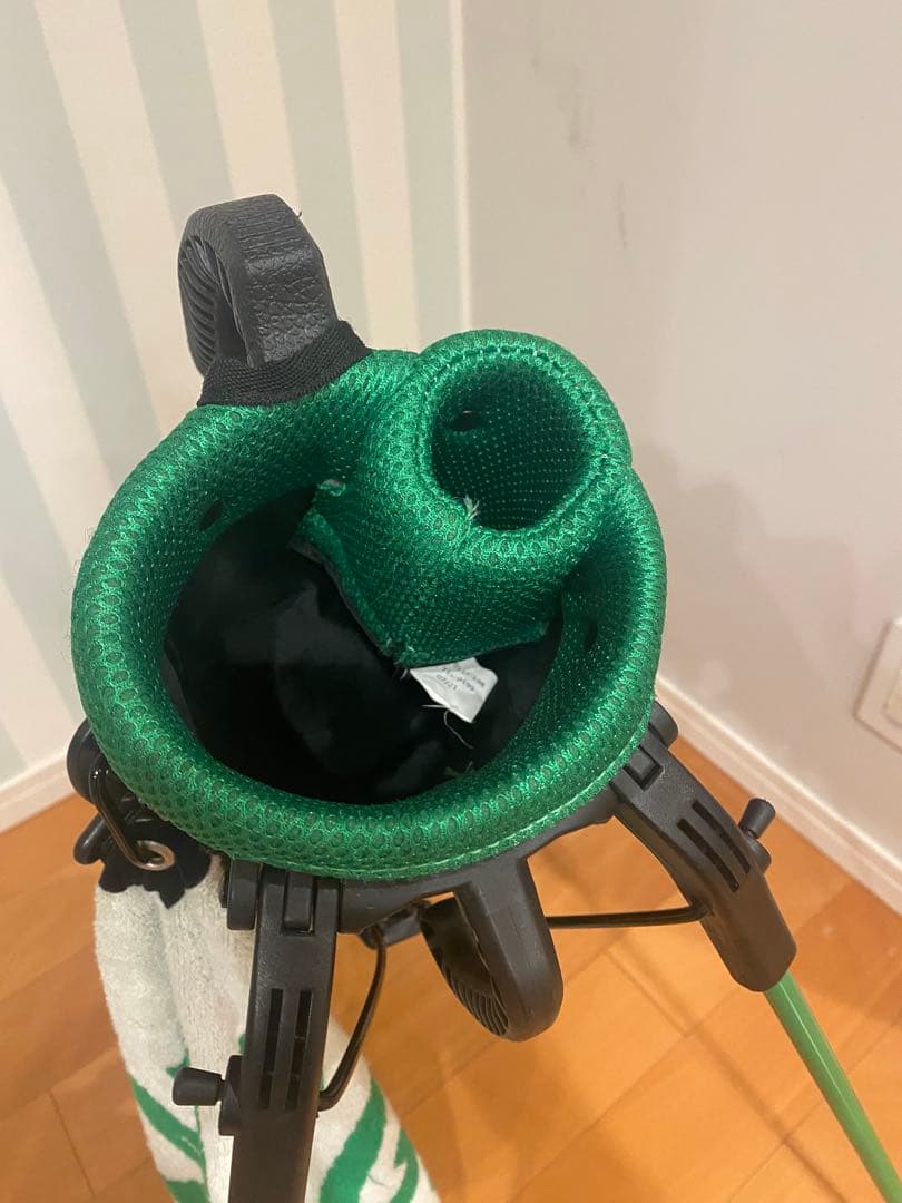 美品BEAMS GOLF セルフスタンドブラック/グリーン