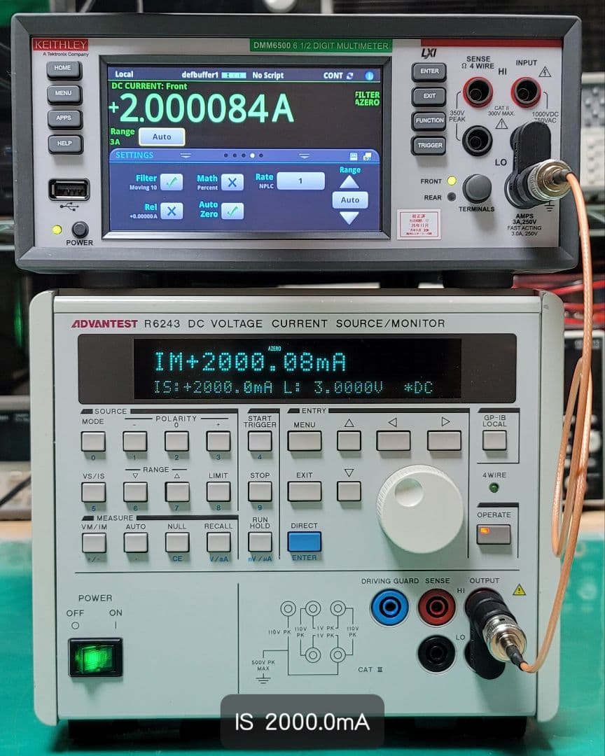 その他 ADVANTEST 6243 DC VOLTAGE/CURRENT SOURCE