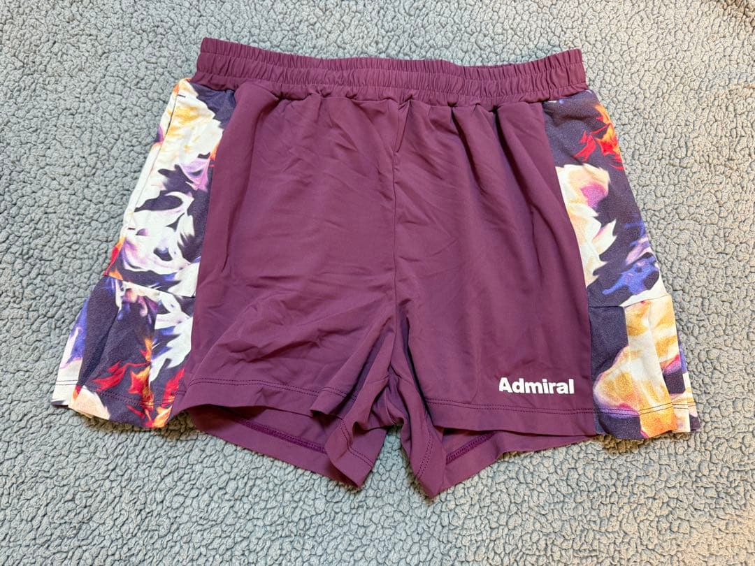 Admiral 紫花柄ショートスリーブウェア