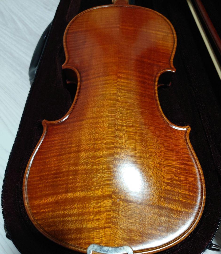 ニコロサンティNSN50S バイオリン　4/4 美品　弓、ケース、松脂、肩当付