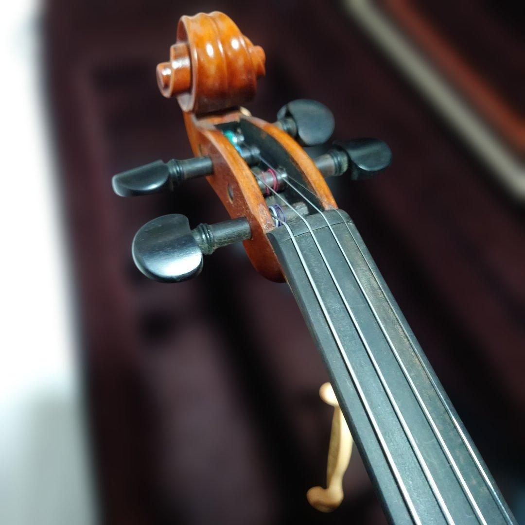 ニコロサンティNSN50S バイオリン　4/4 美品　弓、ケース、松脂、肩当付