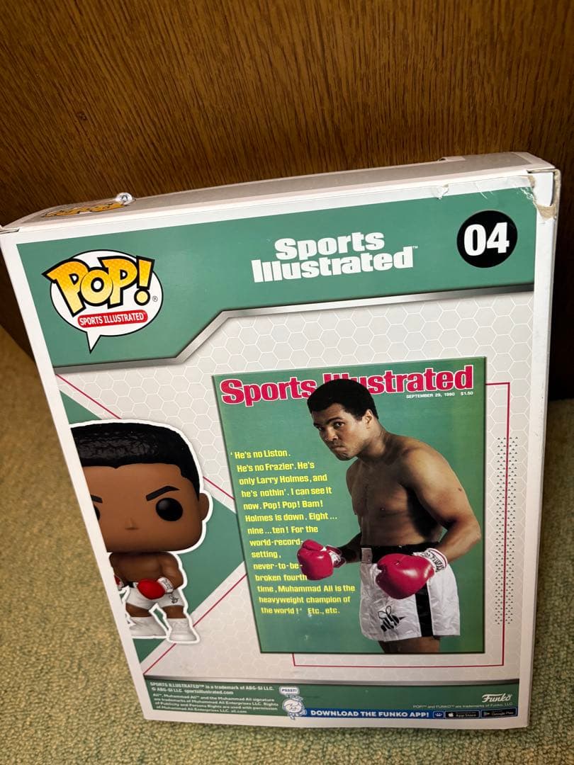 funko pop ボクシング モハメド・アリ 04 BOXタイプ