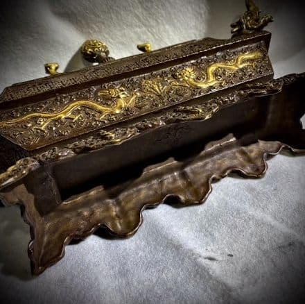 銅器 仏教 八宝香炉 古美術 コレクション品 銅製 工芸品 彫刻装飾品置物