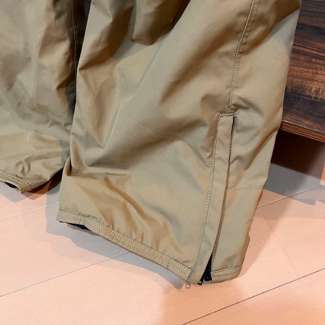 ベージュ サスペンダー付きスノーボードオーバーオール