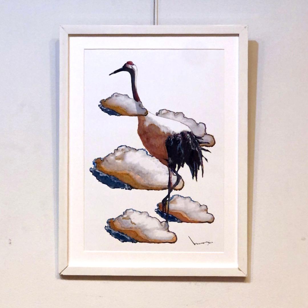 【原画】『Crane in the Clouds』