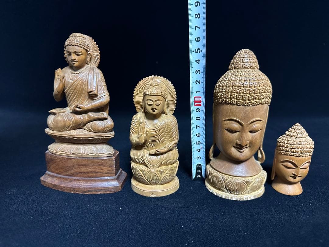白檀　仏教美術　仏像 骨董 木像　木製　仏教　密教　置物　骨董　アンティーク