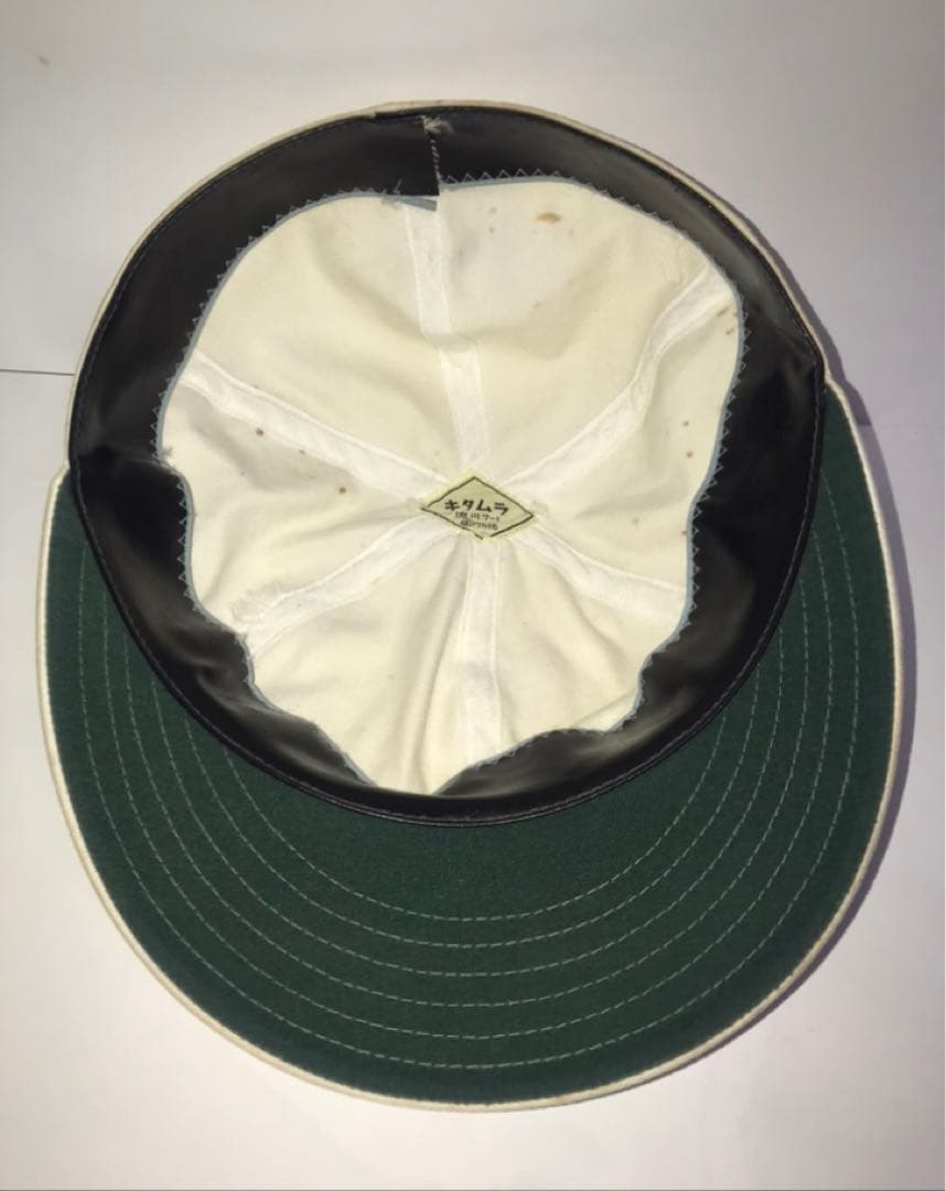 野球練習帽子白‼️  超美品‼️超レア‼️   伝説のハンチング帽‼️