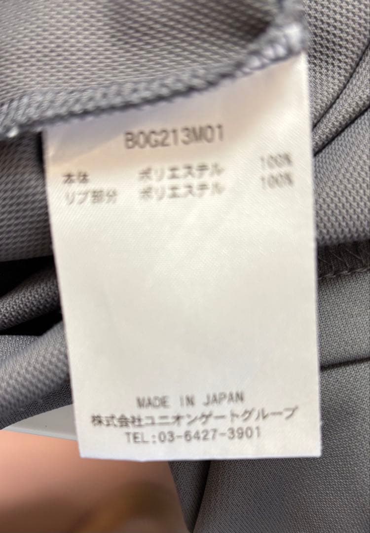 【美品】BRIEFING グレー ポロシャツ