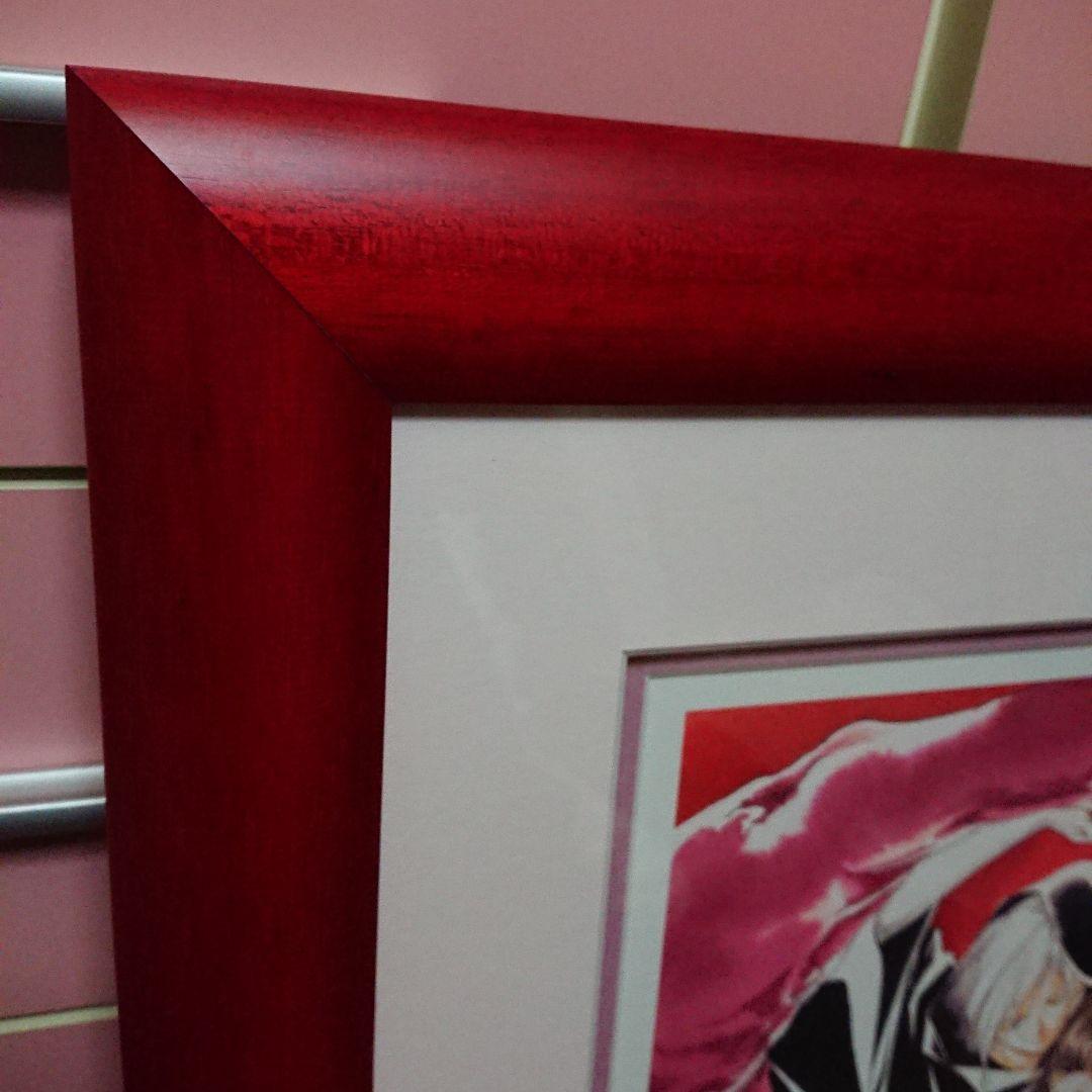 版画「赤の帷～吸血姫美夕～」&直筆サイン色紙セット