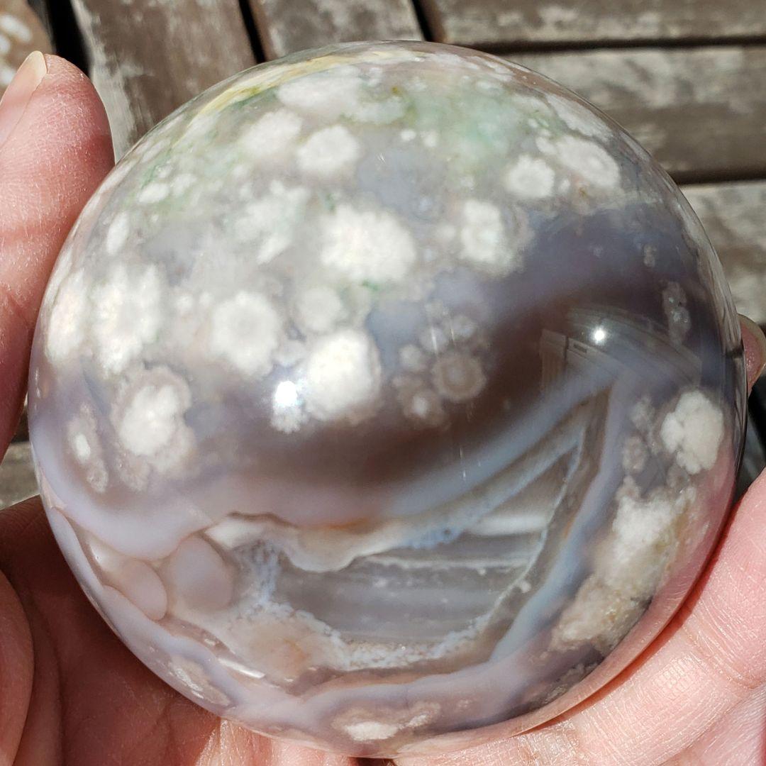 高品質　桜瑪瑙　セット　スフィア　ポイント