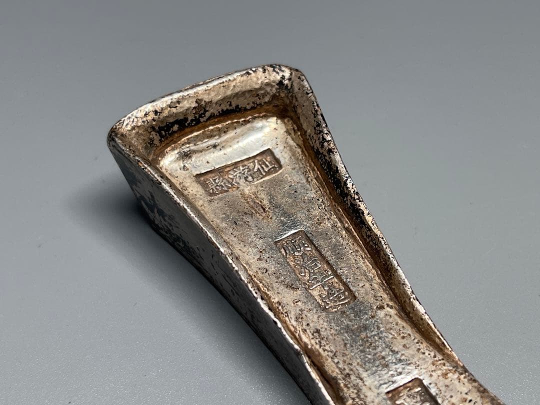 中国古美術　古錢　金属工芸　文鎮　順治年造　官錢局　厚重　コレクション