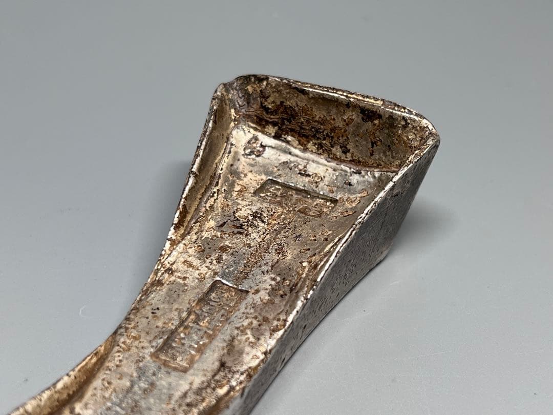 中国古美術　古錢　金属工芸　文鎮　順治年造　官錢局　厚重　コレクション