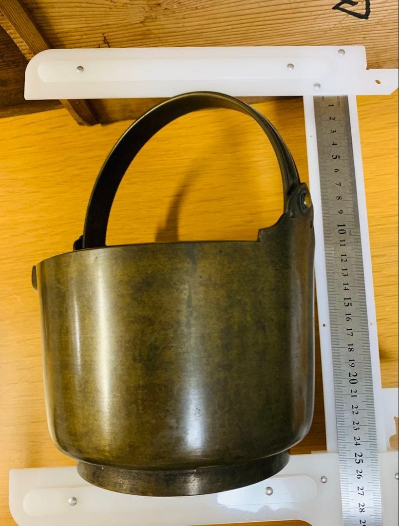 約300年以上前の青銅製 銚子 水注 酒注 江戸時代 正徳 錫 銅 やかん 二つ