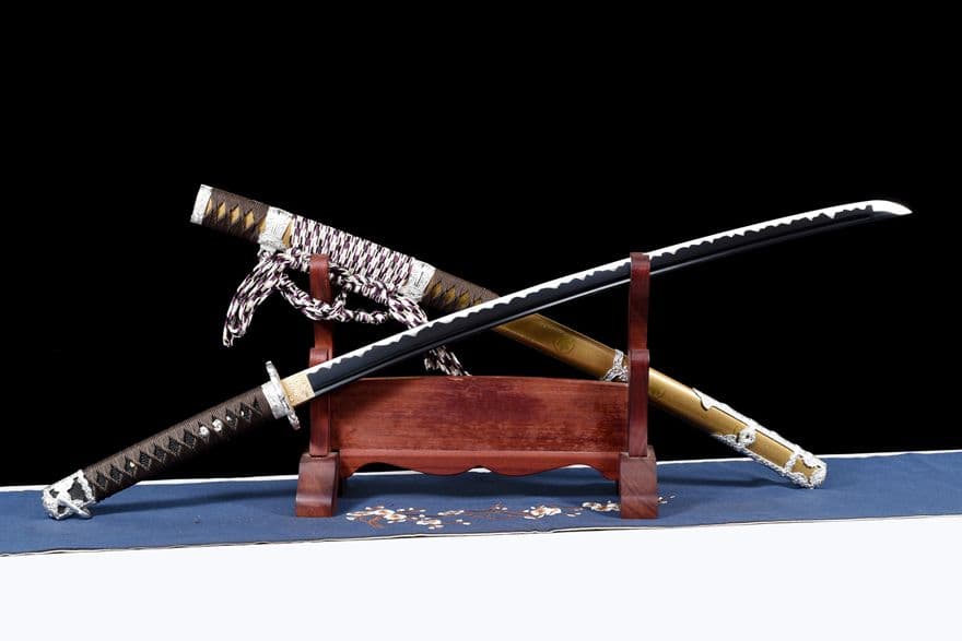 【宗秀太刀】古兵器 武具 刀装具 日本刀　模造刀 居合刀 武士道 鑑賞用 美術刀
