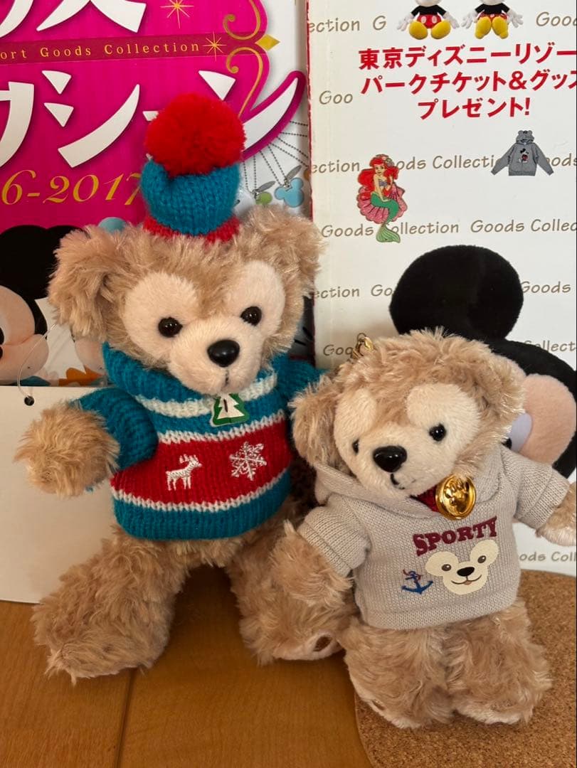 新品TDS限定品　ダッフィー 2点セット　2016クリスマス　2017スウィート