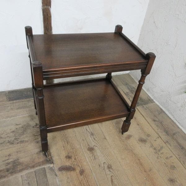 訳あり イギリス アンティーク 家具 キッチンワゴン トロリー 英国 6892d
