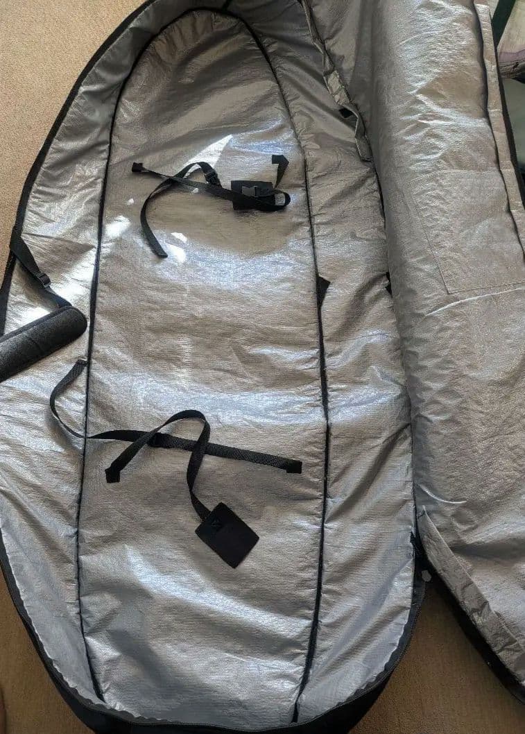 TLS サーフボードケース ダークブルー FRAGILE