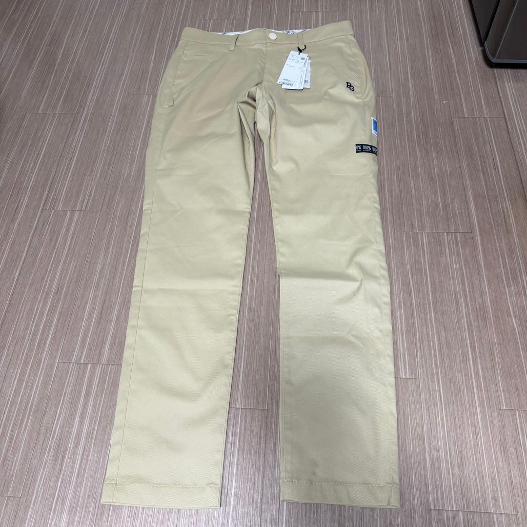 新品タグ付き　PEARLY GATES ストレッチパンツ ベージュ　サイズM