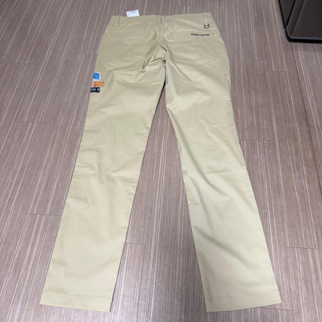 新品タグ付き　PEARLY GATES ストレッチパンツ ベージュ　サイズM