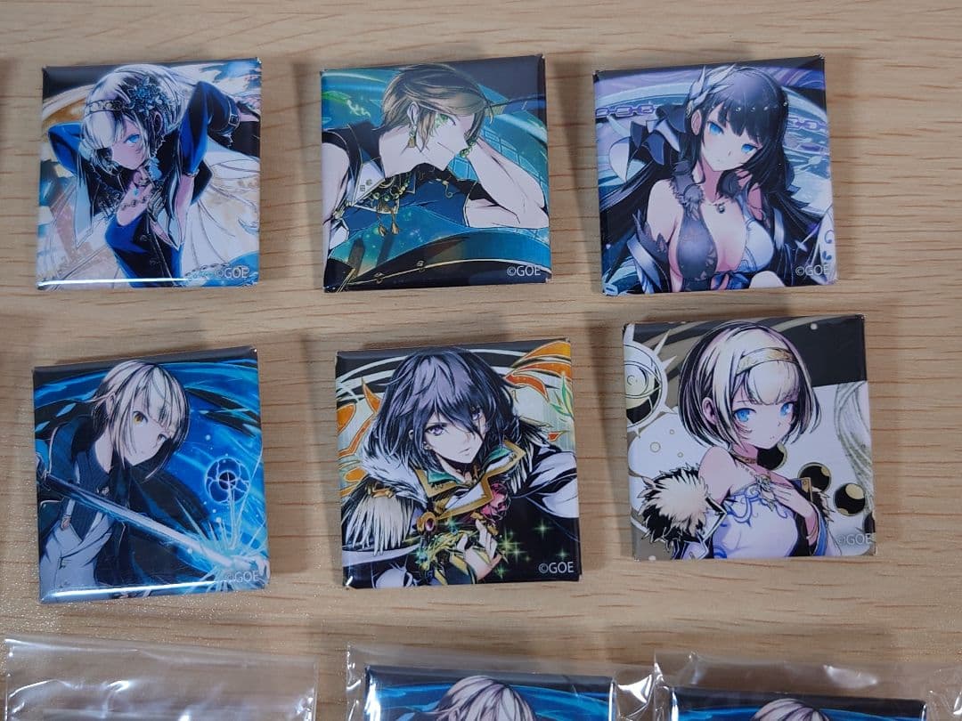 ディバインゲート 缶バッジ まとめて ビレッジバンガード 流水竜リヴィア