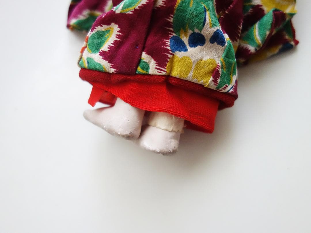 市松人形 カラフルな着物　Z93