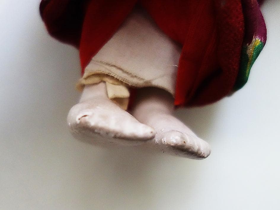 市松人形 カラフルな着物　Z93