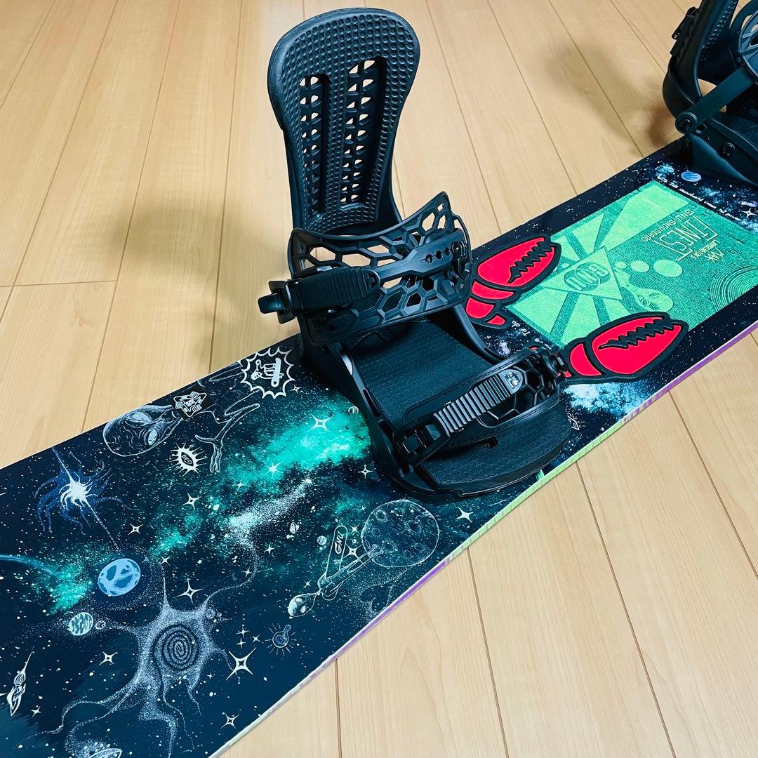 GNU FINEST 151cm スノーボード UNION TRILOGY