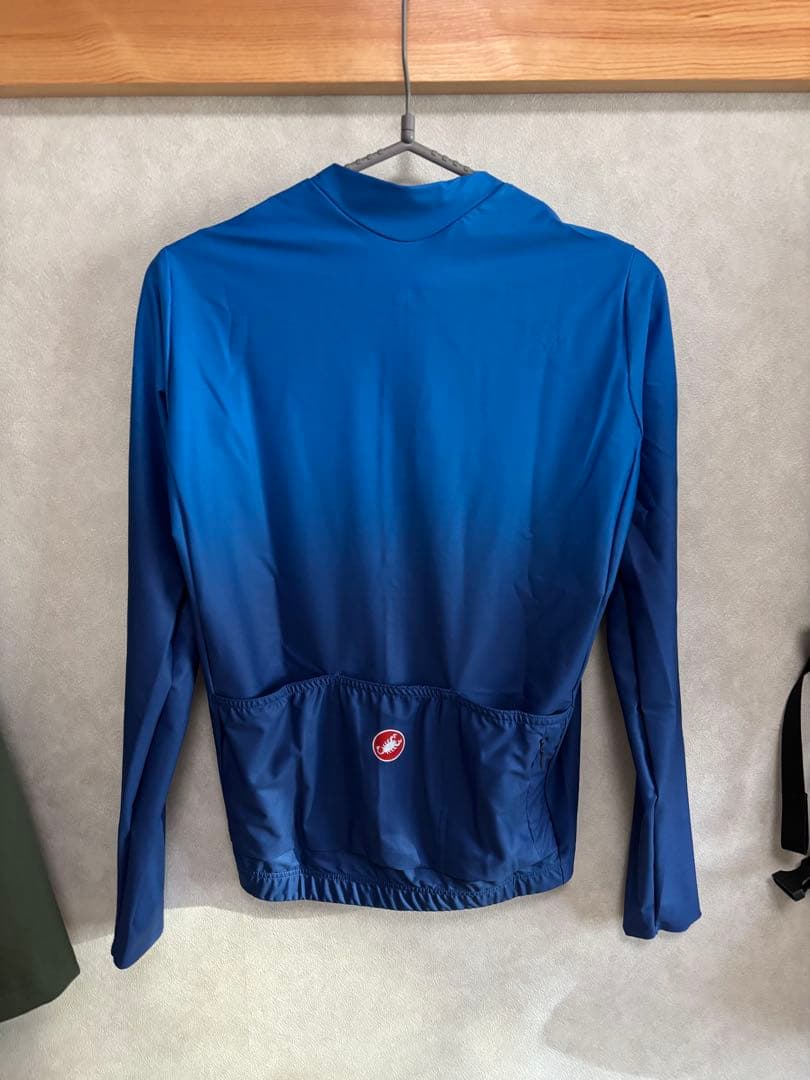 Castelli UPF LS JERSEY メンズ M 青