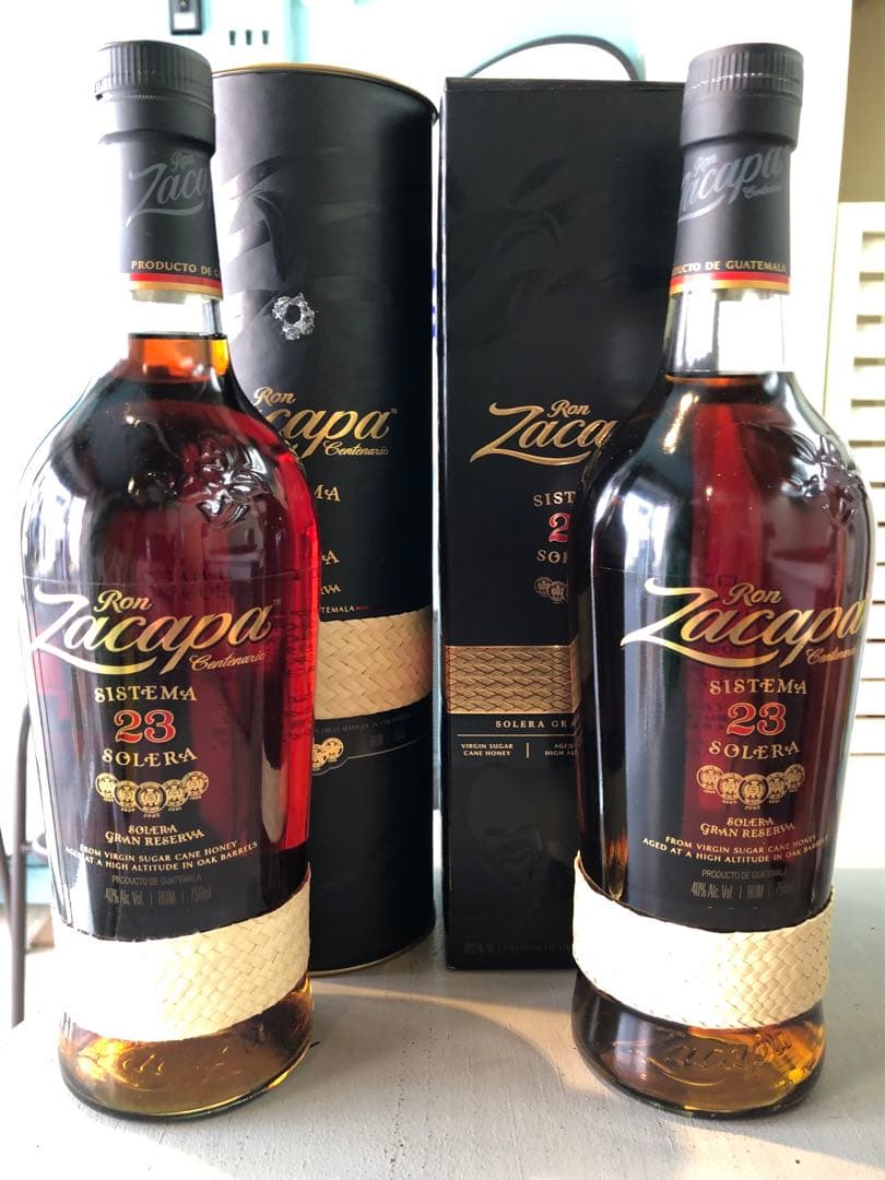 Ron Zacapa Sistema 23 Solera 700ml 新旧セット