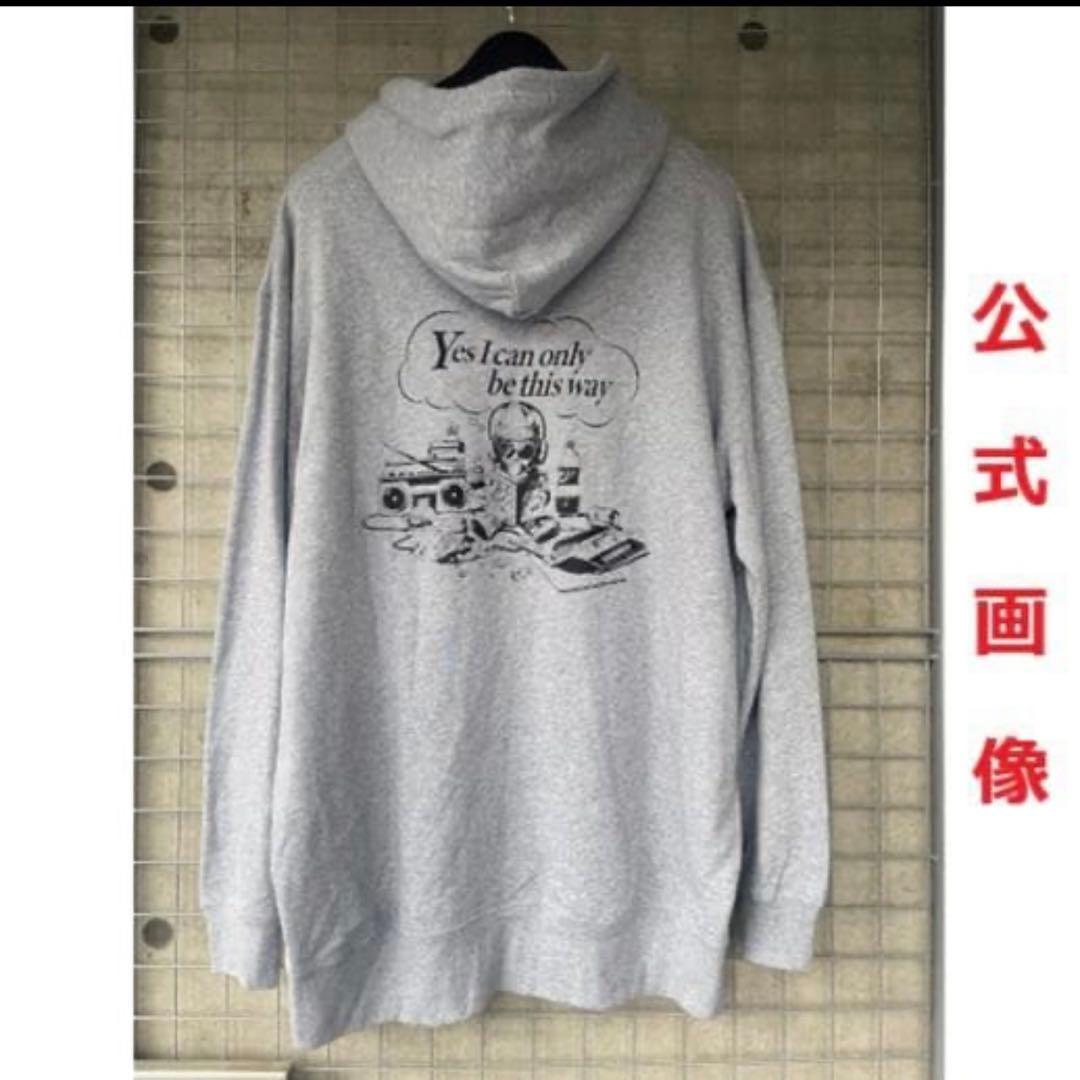 MONOEYES グッズ Mフーディー プルオーバー パーカー グレー