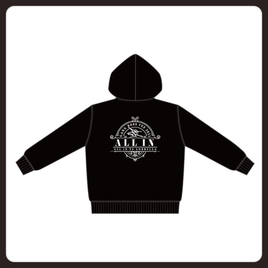 GANG BOSS FES 2025 プルオーバーパーカー ALLIN