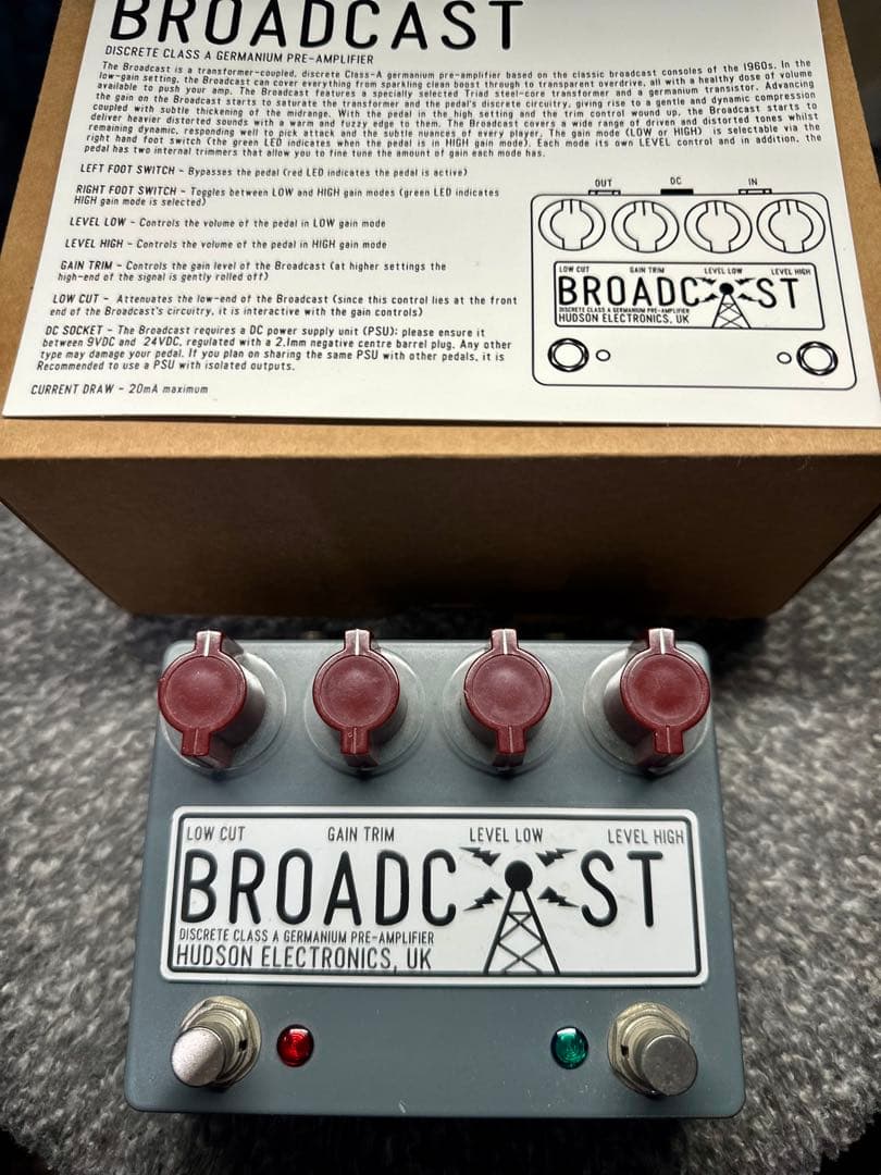 ギター HUDSON ELECTRONICS BROADCAST