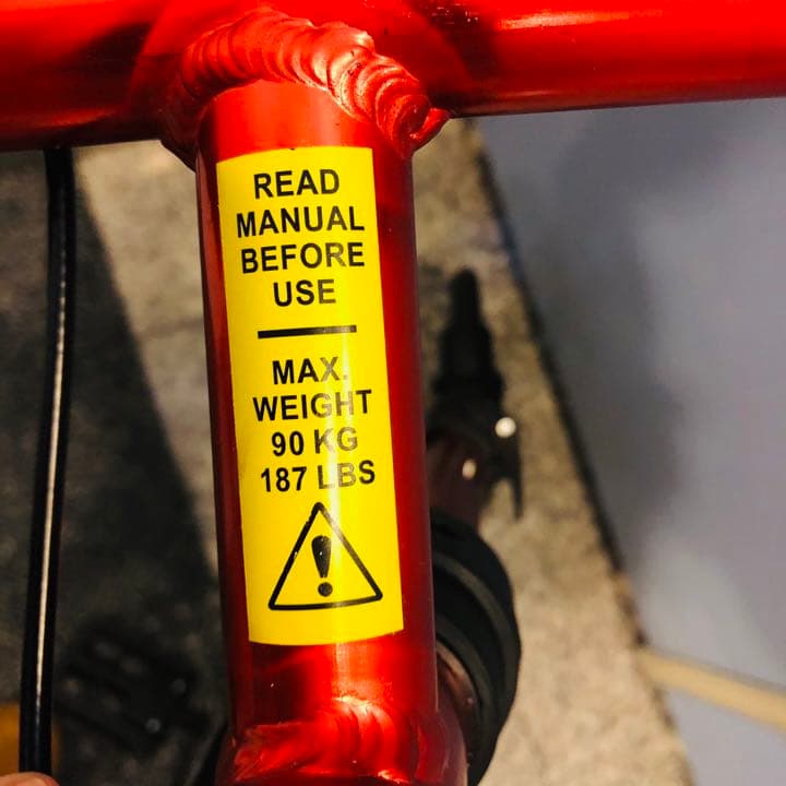 未使用品 【A-BIKE】エーバイク レッド シティサイクル ノーパンクタイヤ