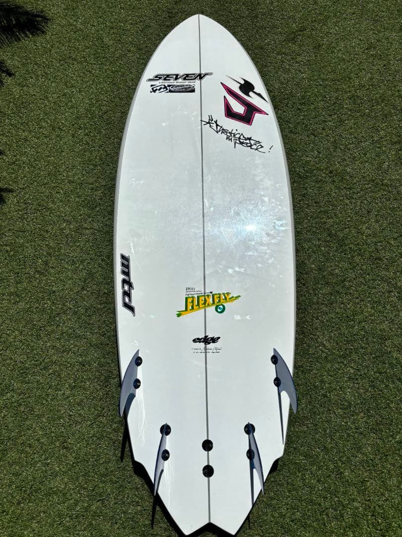 値下げ！ジャスティスサーフボード　フレックスフライ　エッジ5.11　ニットケース