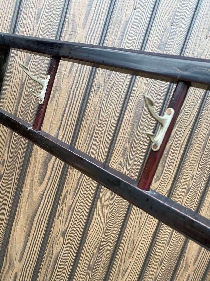 衣桁　和風ハンガーラック　着物掛け　和家具　和小物　黒衣桁