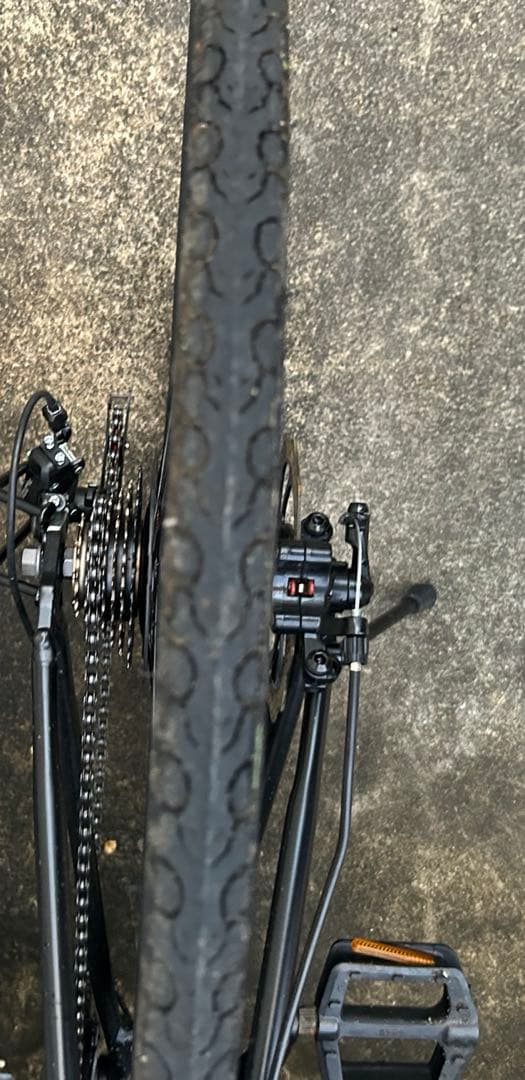 ESLIVE ロードバイク ブラック説明必須(防犯登録解除済み）