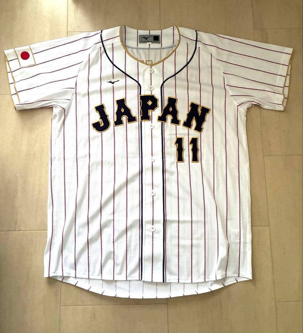 サイズO WBC 侍ジャパン ダルビッシュ有 レプリカユニフォーム(刺繍タイプ)