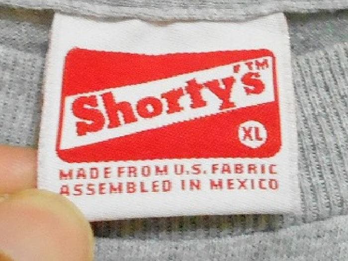 shorty's ショーティーズ 90-00s メキシコ製 Tシャツ