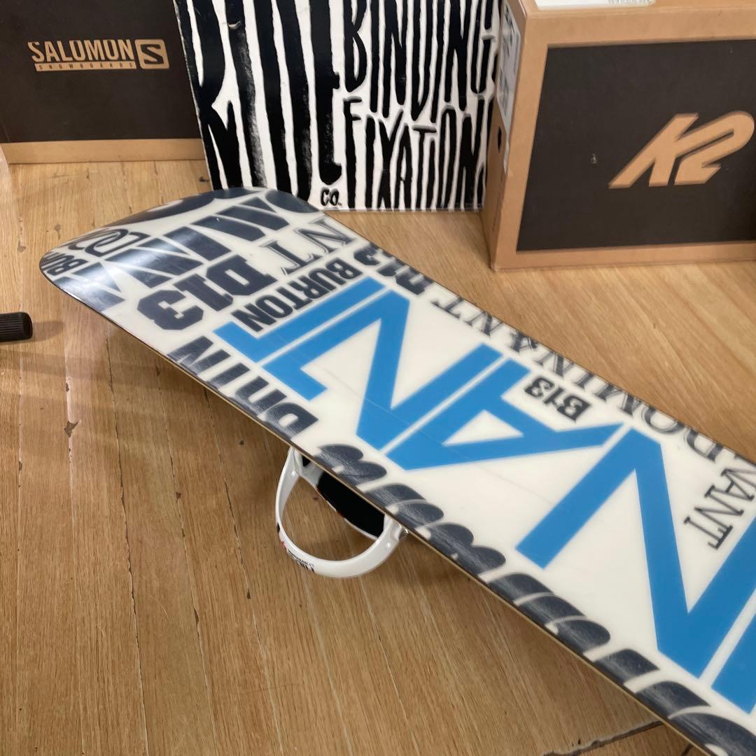 BURTON×RIDE　バートン　スノーボードセット　ライドバインディング付