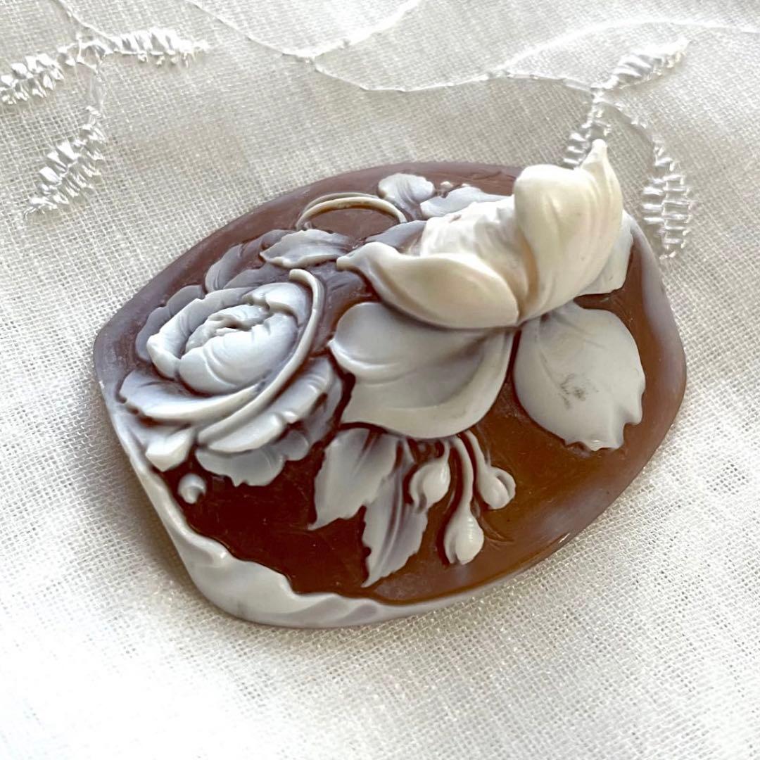 ◆シェルカメオ ルース ヴィンテージ アート 彫刻 美術品 アンティークレトロ①